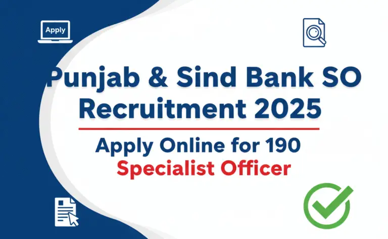 Punjab-Sind-Bank-Recruitment-2025