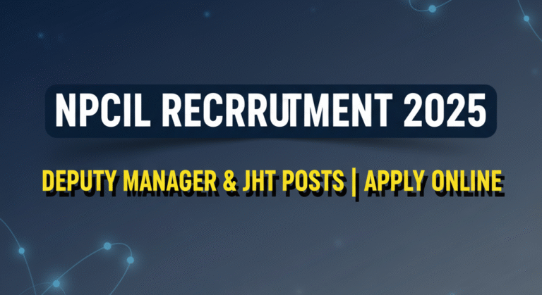 NPCIL Recruitment 2025 – Apply Online