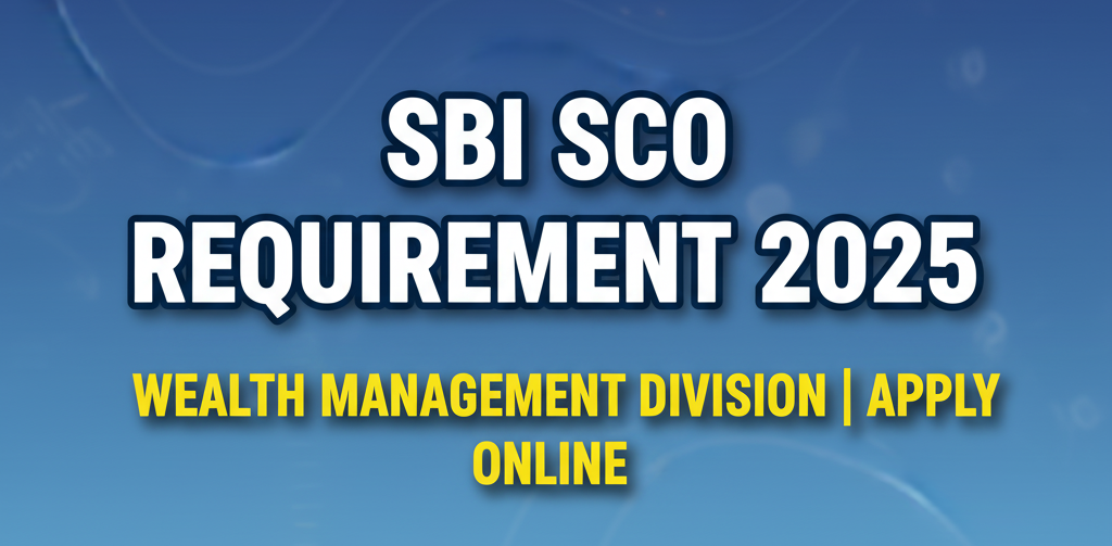 SBI Specialist Officer Recruitment 2025