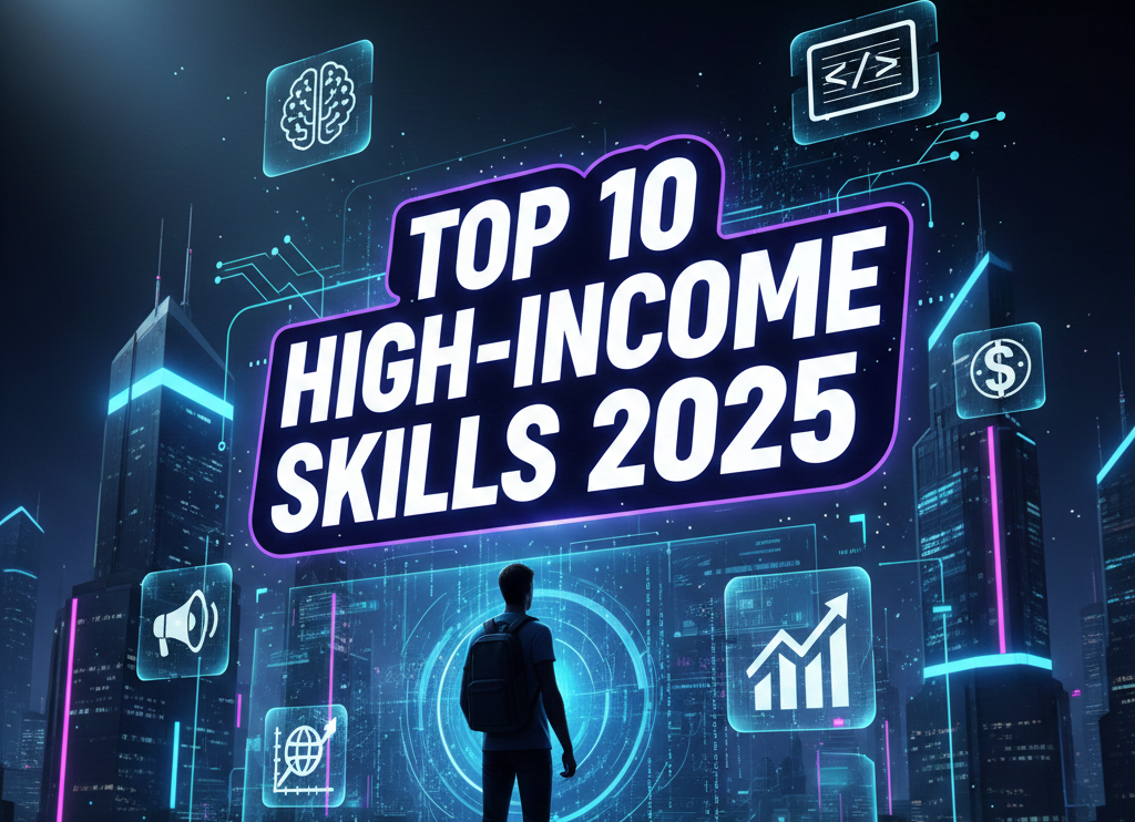 Top 10 High-Income Skills Students Must Learn in 2025 to Build a Future-Proof Career