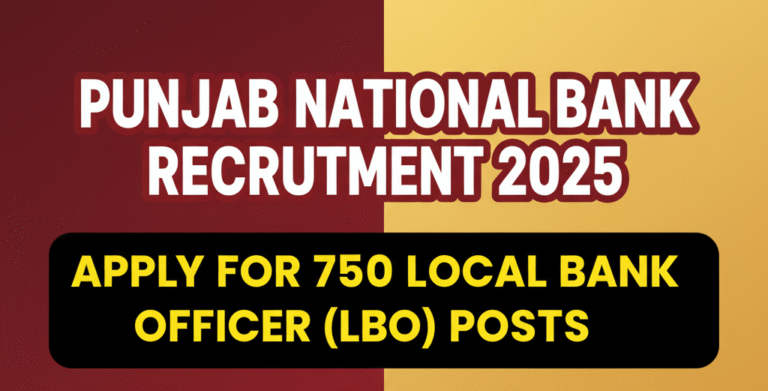 Punjab National Bank Recruitment 2025