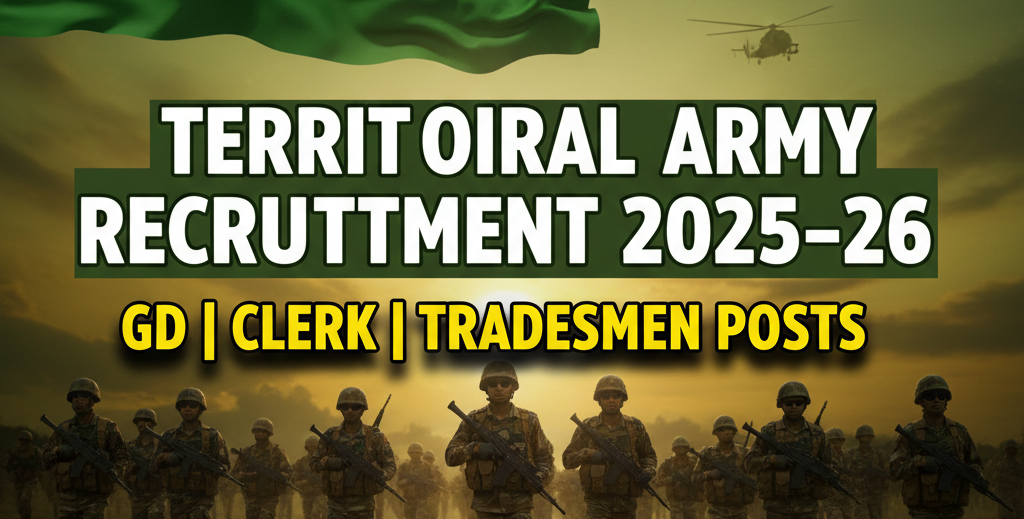 Territorial Army Recruitment 2025–26