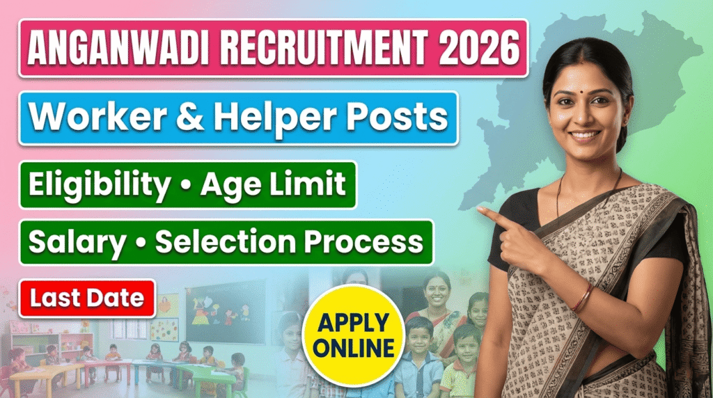 Odisha Anganwadi Recruitment 2026 Notification Out - Check Dates, Vacancy & Application Process