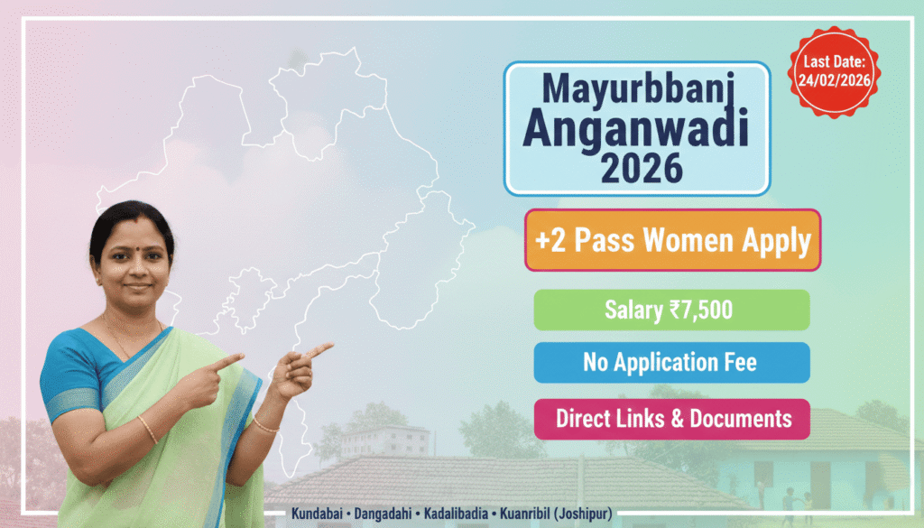 Mayurbhanj Anganwadi Jobs 2026