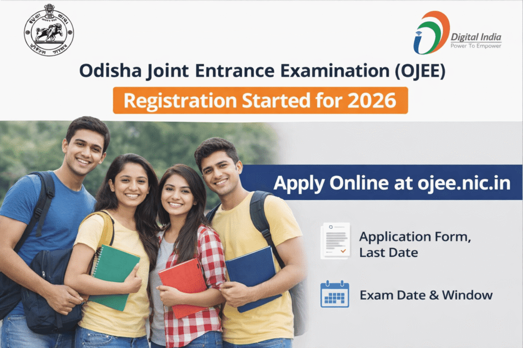 OJEE 2026 Registration Last date