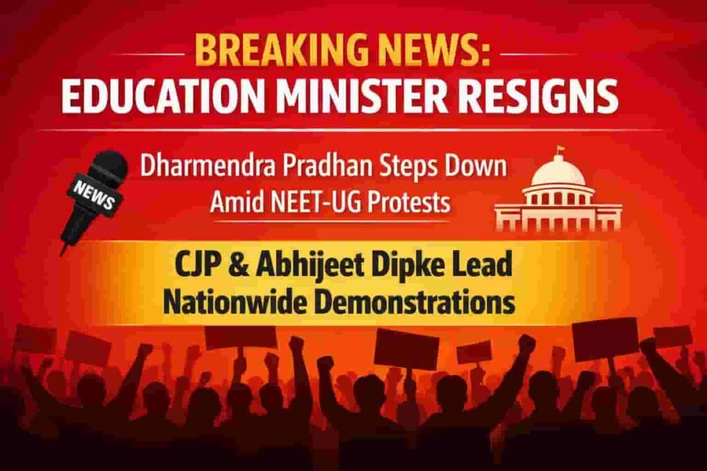 Dharmendra Pradhan Resigns Union Education Minister Steps Down Over NEET Controversy
