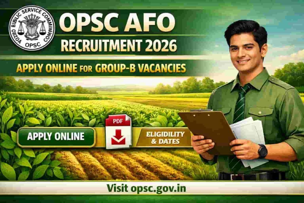 OPSC AFO Recruitment 2026