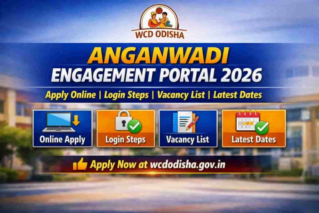 Anganwadi Engagement Portal Odisha 2026: Apply Online Link