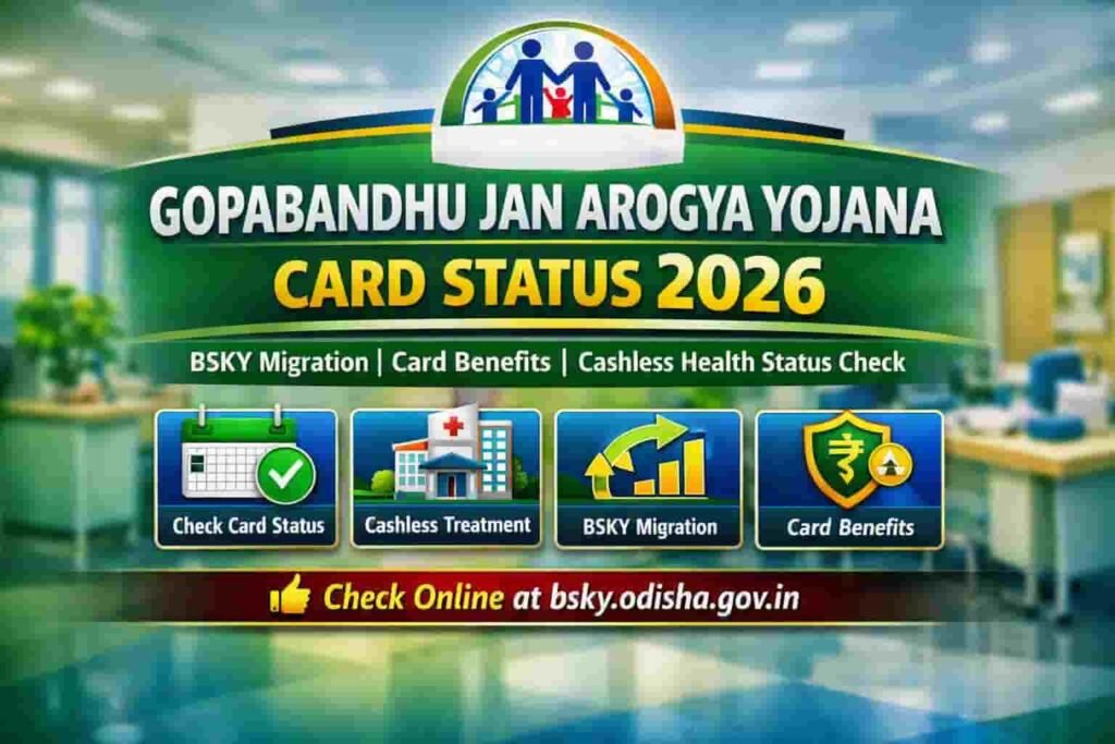 Gopabandhu Jan Arogya Yojana Card Status 2026: Check BSKY Migration Online