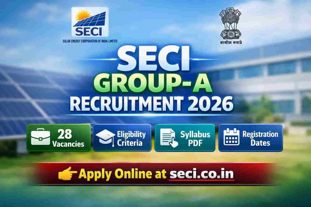 SECI Recruitment 2026 — 28 Posts for Engineers, Officers & Finance Professionals, Apply at seci.co.in Before September 23